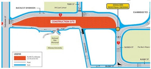 The diversion will be in place until the new underpass is completed in 2014.